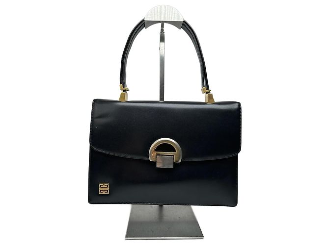 Sac en cuir vintage Givenchy 2Way noir