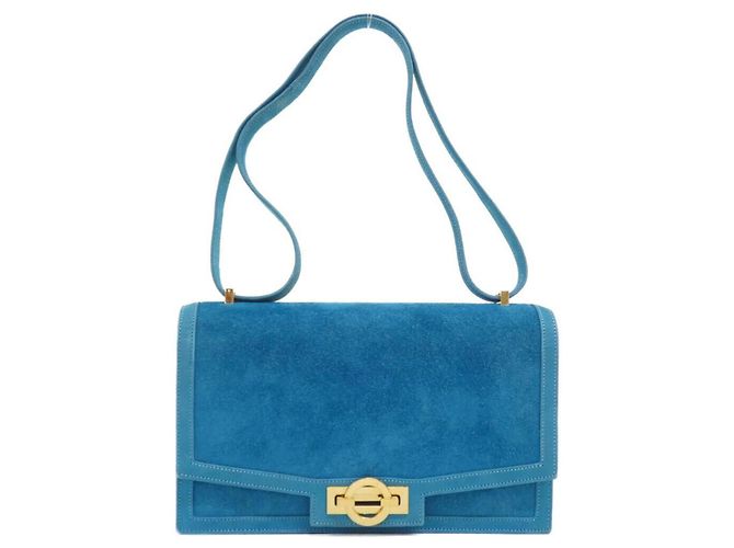 Hermès Sac à épaule Hermes Ring 2 Turquoise