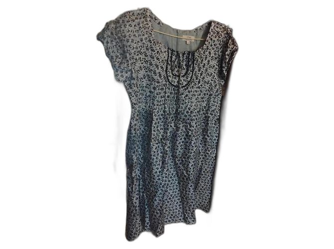 Gerard Darel Vestido blanco con flores Gérard Darel S/36