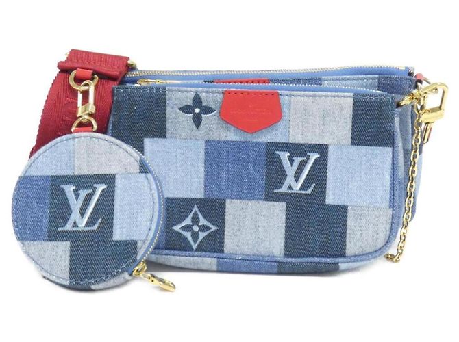 Louis Vuitton Multi Pochette Accessori Blu