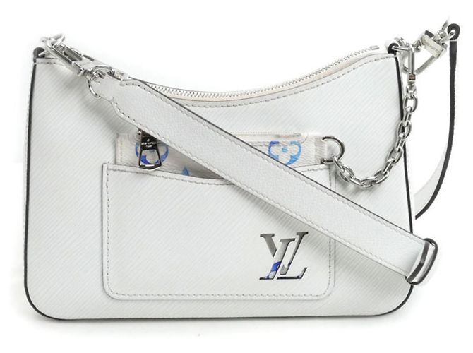 Bolsa de Ombro 2 em 1 Louis Vuitton Marel Branco