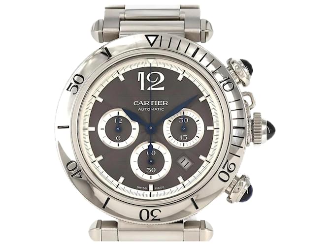 Cartier Pasha de Chronograph WSPA0027 Stainless Steel Wristwatch  ref.2181848