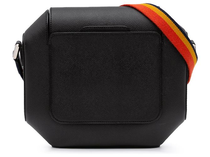 Hermès Black Epsom Octogone 23