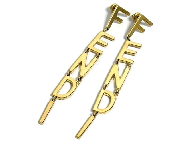 Fendi Women's Fendigraphy Drop Earrings Metal  ref.2182745