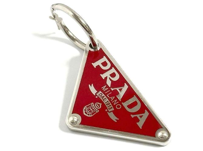 Orecchini a goccia Prada in argento 925