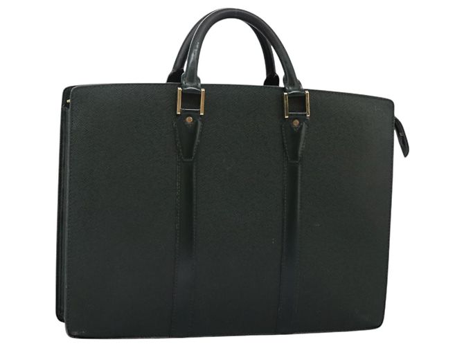 LOUIS VUITTON Taiga Porta Documentos Rozan Bolsa Épicéa M30054 LV Auth am8138