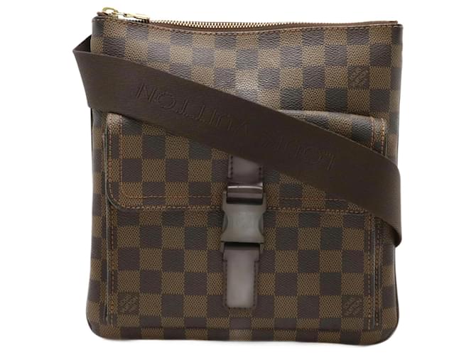 Louis Vuitton Damier Pochette Mervil Shoulder Bag Brown Damier ebene Cloth  ref.2183677