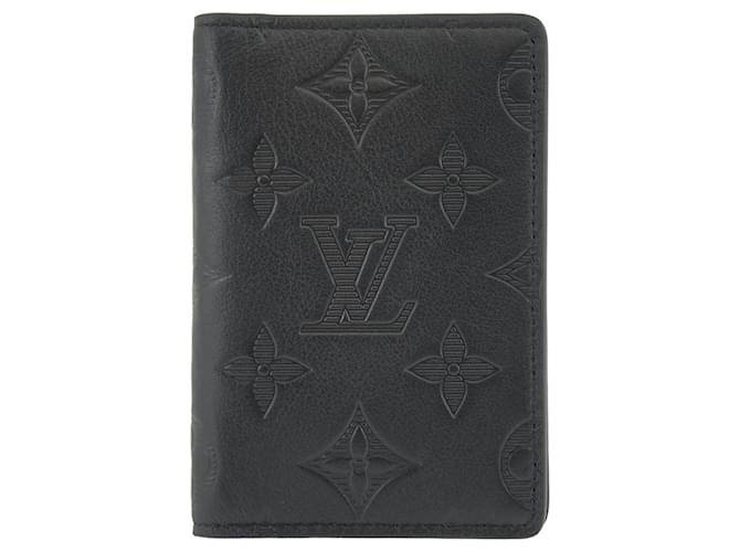 Organizer Louis Vuitton Monogram Card Case Black Cloth  ref.2183712