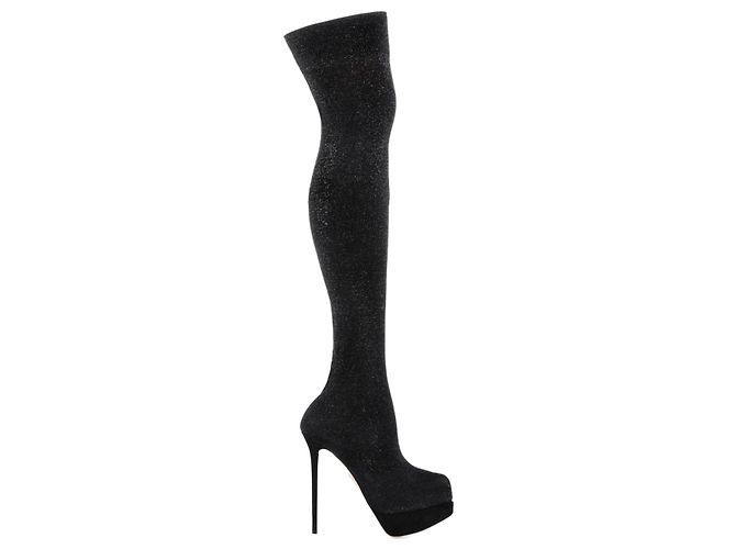 Charlotte Olympia More is More boots Metallic