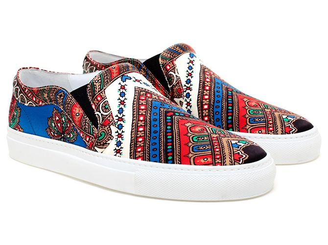 Sneaker Slip On Givenchy in Seta Multicolore 