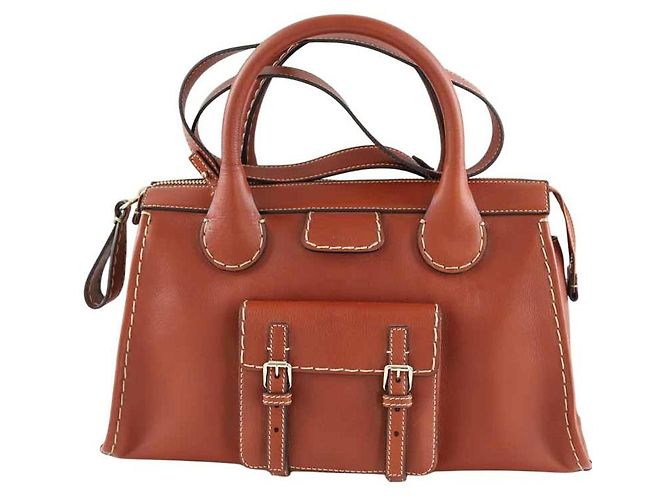 Edith Chloé Borsa in pelle Marrone