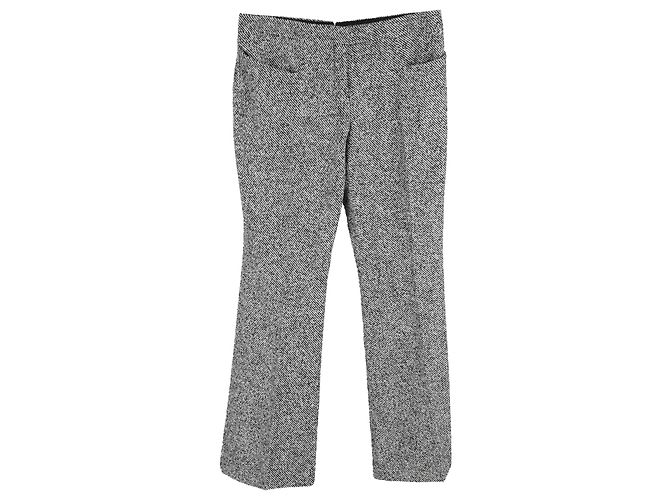Calças de tweed Tom Ford em lã cinza