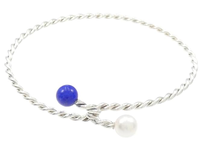 Tiffany & Co Pulseira de prata 925 Tiffany com lápis-lazúli  ref.2184832