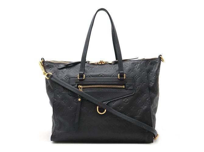 Borsa tote Lumineuse PM in Monogram Empreinte Louis Vuitton Blu navy