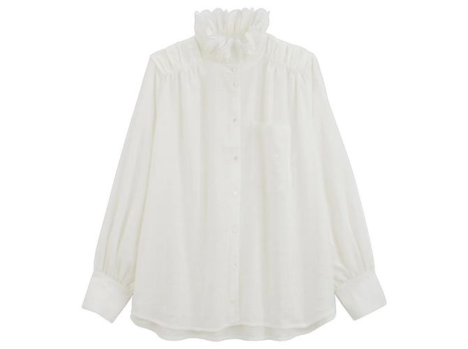 Balzac Paris Léonor Bluse weiß Baumwolle
