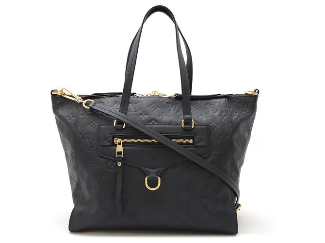 Borsa tote Lumineuse PM in Monogram Empreinte Louis Vuitton Blu navy