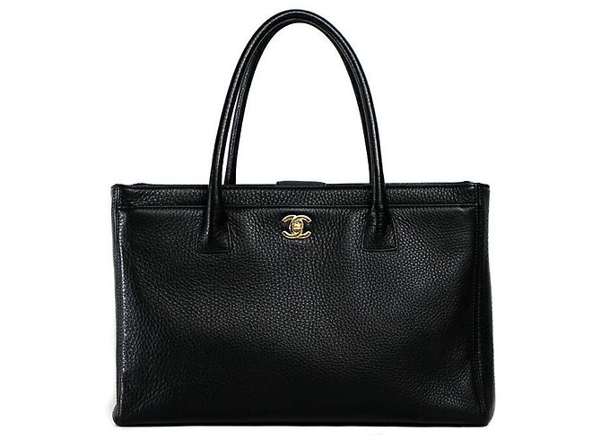 Chanel Executive Tote Handtasche Schwarz