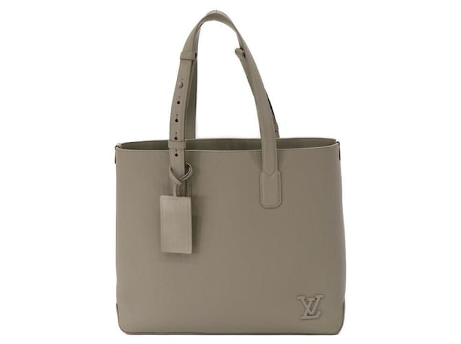 Louis Vuitton Leather Tote Bag Grey Pony-style calfskin  ref.2185903