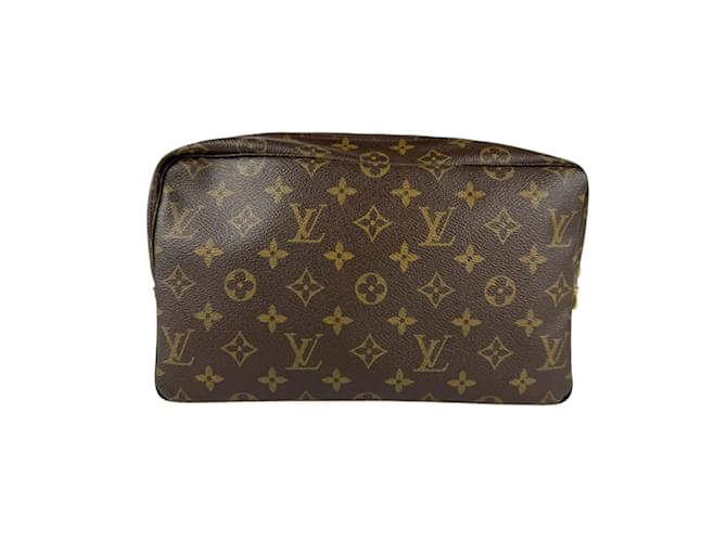 Louis Vuitton Monogram Clutch Bag Brown Patent leather  ref.2186197