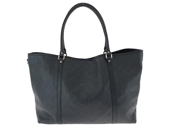 Gucci Guccissima Black Leather Tote Bag  ref.2186393
