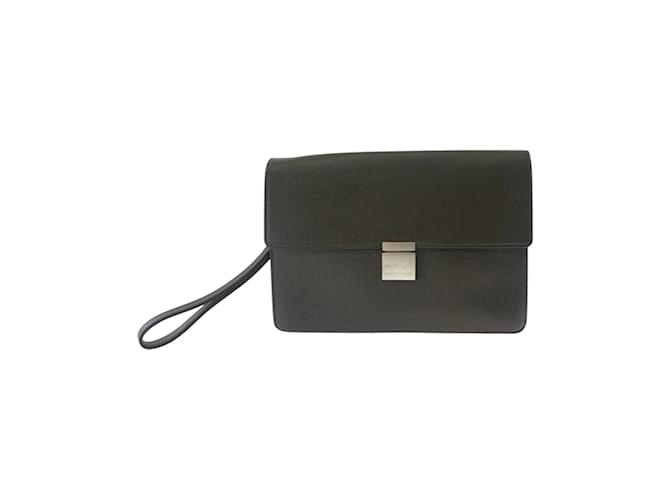 Louis Vuitton Taiga Selenga Clutch Bag Brown Leather  ref.2187627