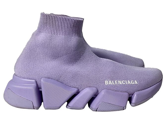 Baskets Balenciaga Speed 2.0 en polyester violet