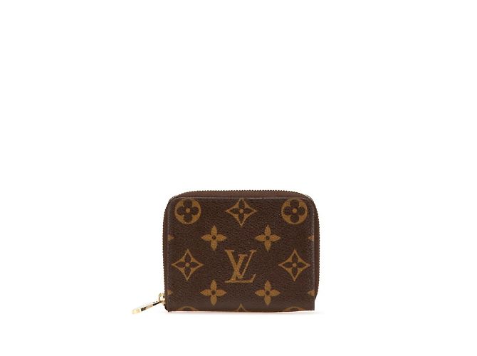Monedero Zippy Monogram Louis Vuitton Castaño