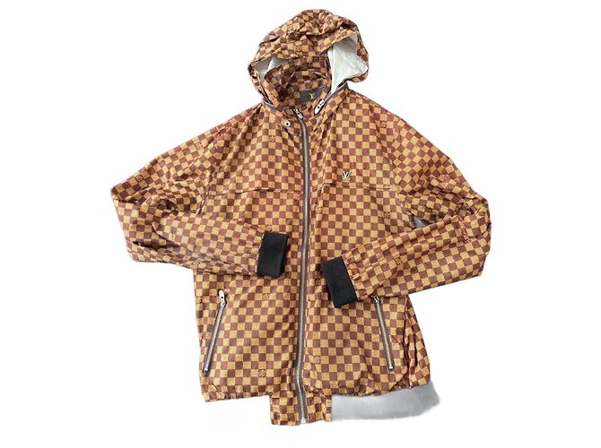 Louis Vuitton - monogrammed jacket Dark brown