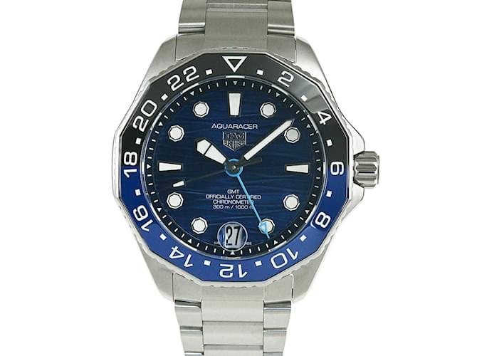 TAG HEUER Aquaracer Professional 300 GMT Watch Light blue  ref.2190607