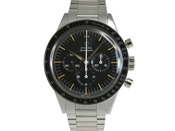 OMEGA Speedmaster First in Space Wristwatch Brown Blue  ref.2190612