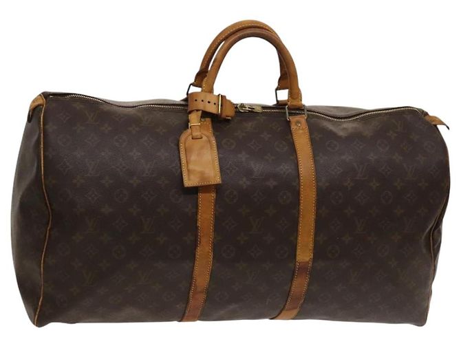 LOUIS VUITTON Monogram Keepall 60 Bolsa Boston M41422 LV Auth 120206 Monograma