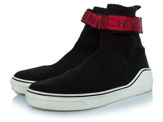 Givenchy, George V Socken-Sneaker in Schwarz