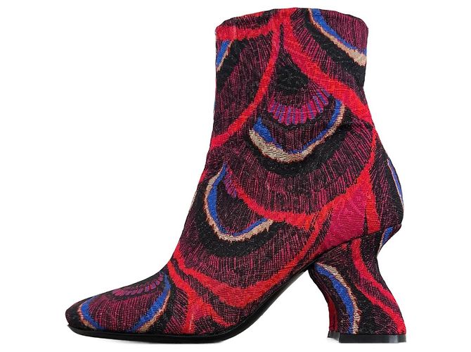 Botines de jacquard Dries Van Noten Multicolor
