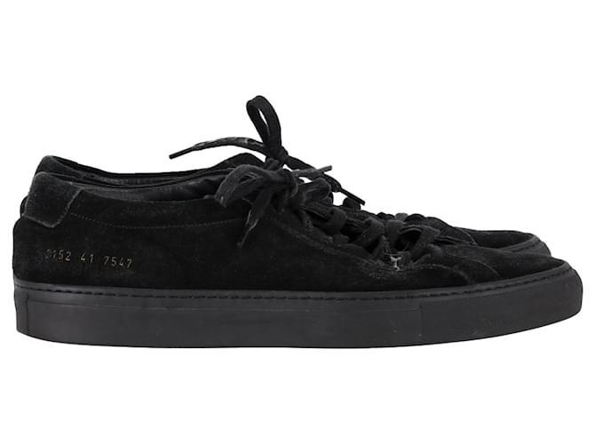 Autre Marque Common Projects Original Achilles Sneakers in Black Suede  ref.2191017
