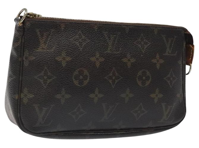 LOUIS VUITTON Monogram Pochette Accessoires Pouch M51980 LV Auth 118518 Cloth  ref.2191256