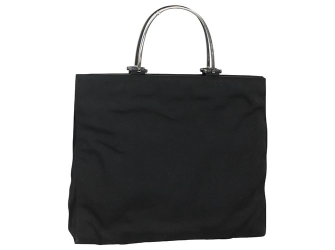 Bolsa de mão GUCCI em nylon outlet preto 002 1028 Auth bs24525