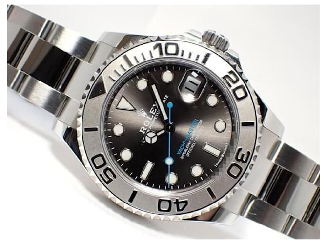 ROLEX YACHT-MASTER 37 dark rhodium 268622 '21 Mens Silvery Steel  ref.2191397