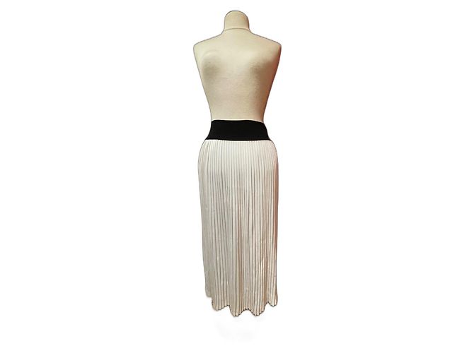 Agnès b. Rock Schwarz Weiß Polyester