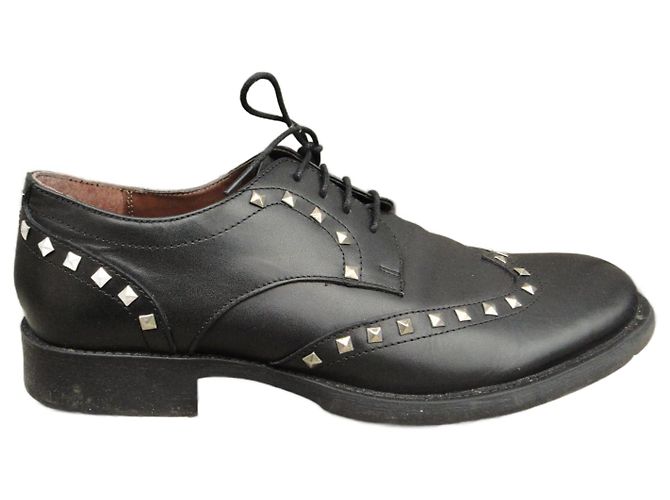Autre Marque Derby Feud in pelle nera Nero
