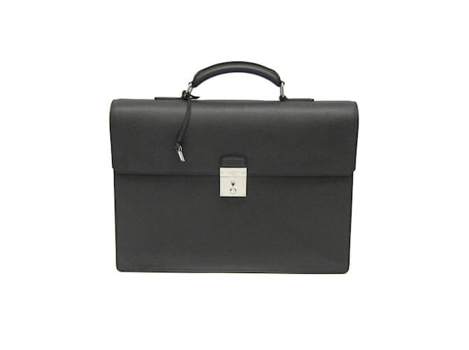 Louis Vuitton Taiga Neo Robusto 2 Briefcase Grey Leather  ref.2191914