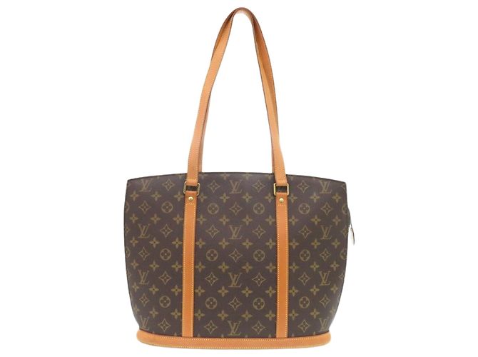 Louis Vuitton Babylon Monogram Tote Bag Braun Monogramm