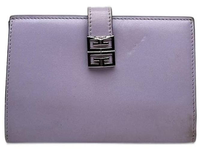 Vintage Givenchy Leather wallet purple
