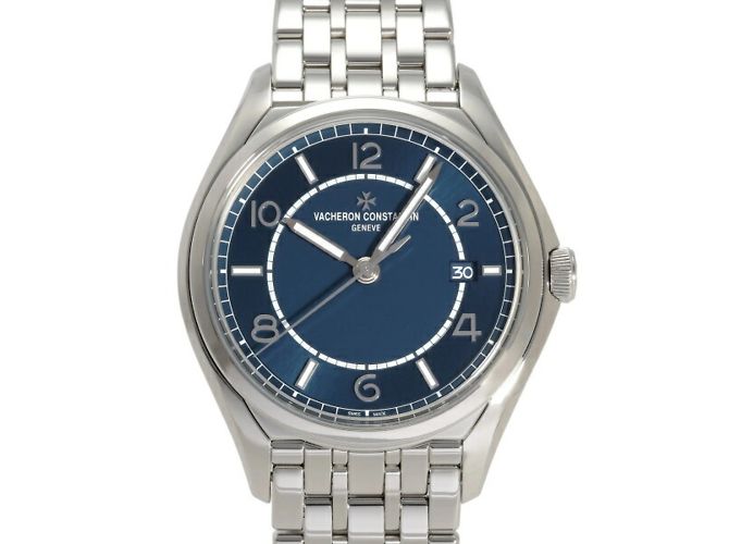 Relógio automático Vacheron Constantin Fiftysix com mostrador azul