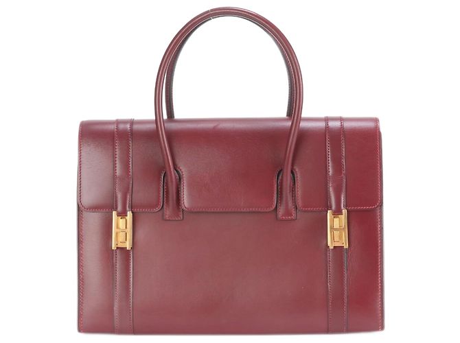 Hermès Hermes Drag 30 Handtasche Bordeaux