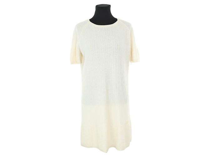 Chanel Weißes Kaschmirdress