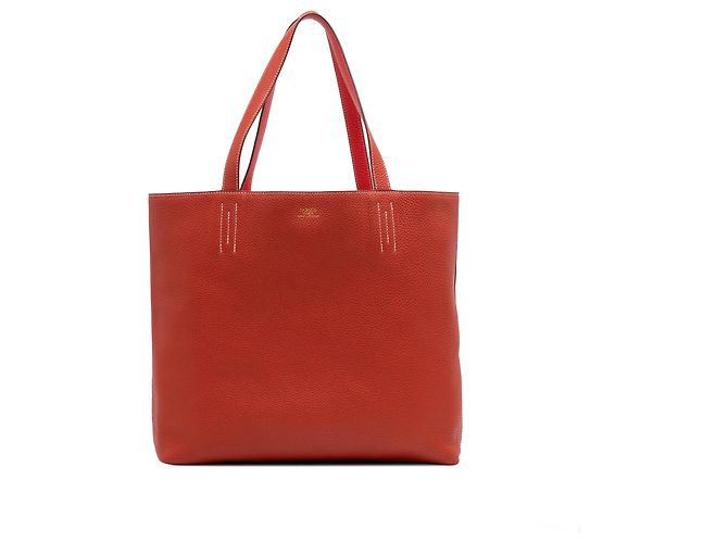 Hermès Orange Clemence Double Sens 36