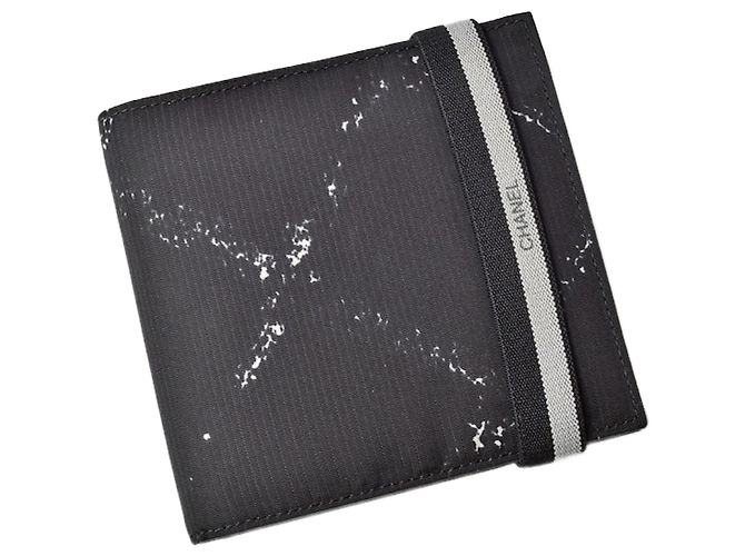 Chanel Nylon Men's Wallet Black Brown