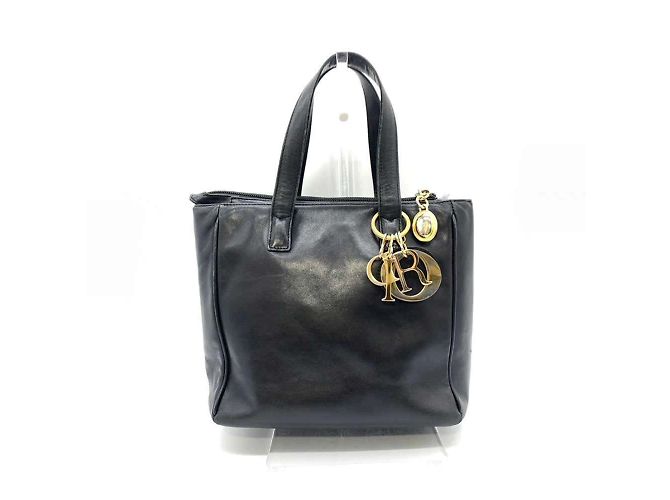 Christian Dior Black Leather Handbag
