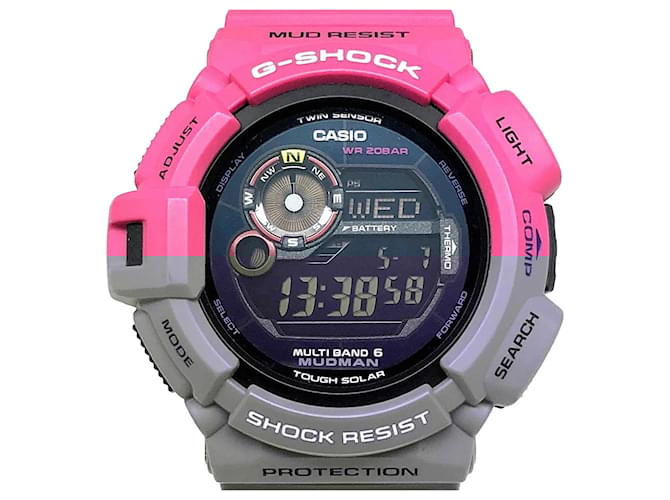 Autre Marque Casio G-Shock GW-9300SR-4 MUDMAN Wristwatch Pink Purple  ref.2195315