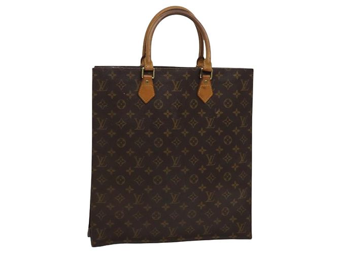LOUIS VUITTON Bolsa Sac Plat Monogram M51140 Auth LV 119040 Monograma